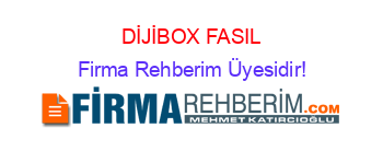 DİJİBOX+FASIL Firma+Rehberim+Üyesidir!
