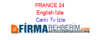 FRANCE+24+English+İzle Canlı+Tv+İzle