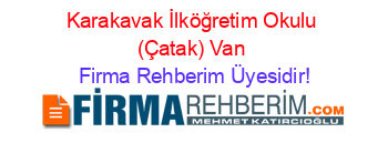 Karakavak+İlköğretim+Okulu+(Çatak)+Van Firma+Rehberim+Üyesidir!
