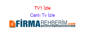 TV1+İzle Canlı+Tv+İzle
