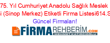 75.+Yıl+Cumhuriyet+Anadolu+Sağlık+Meslek+Lisesi+(Sinop+Merkez)+Etiketli+Firma+Listesi614.Sayfa Güncel+Firmaları!
