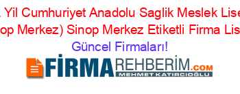 75.+Yil+Cumhuriyet+Anadolu+Saglik+Meslek+Lisesi+(Sinop+Merkez)+Sinop+Merkez+Etiketli+Firma+Listesi Güncel+Firmaları!