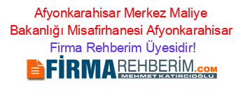 Afyonkarahisar+Merkez+Maliye+Bakanlığı+Misafirhanesi+Afyonkarahisar Firma+Rehberim+Üyesidir!