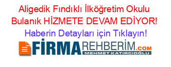 Aligedik+Fındıklı+İlköğretim+Okulu+Bulanık+HİZMETE+DEVAM+EDİYOR! Haberin+Detayları+için+Tıklayın!