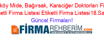 Arnavutköy+Mide,+Bağırsak,+Karaciğer+Doktorları+Firmaları+Etiketli+Firma+Listesi+Etiketli+Firma+Listesi18.Sayfa Güncel+Firmaları!