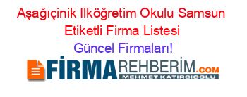 Aşağıçinik+Ilköğretim+Okulu+Samsun+Etiketli+Firma+Listesi Güncel+Firmaları!