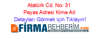 Atatürk+Cd.+No:+31+Payas+Adresi+Kime+Ait Detayları+Görmek+için+Tıklayın!