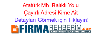 Atatürk+Mh.+Balıklı+Yolu+Çayırlı+Adresi+Kime+Ait Detayları+Görmek+için+Tıklayın!