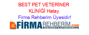 BEST+PET+VETERİNER+KLİNİĞİ+Hatay Firma+Rehberim+Üyesidir!