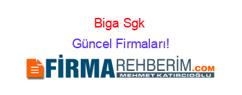 Biga+Sgk+ Güncel+Firmaları!