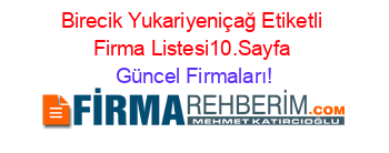 Birecik+Yukariyeniçağ+Etiketli+Firma+Listesi10.Sayfa Güncel+Firmaları!