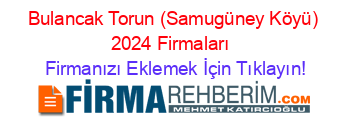 Bulancak+Torun+(Samugüney+Köyü)+2024+Firmaları+ Firmanızı+Eklemek+İçin+Tıklayın!