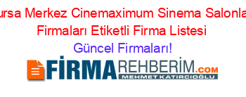 Bursa+Merkez+Cinemaximum+Sinema+Salonları+Firmaları+Etiketli+Firma+Listesi Güncel+Firmaları!