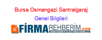 Bursa+Osmangazi+Santralgaraj Genel+Bilgileri