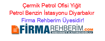 Çermik+Petrol+Ofisi+Yiğit+Petrol+Benzin+İstasyonu+Diyarbakır Firma+Rehberim+Üyesidir!
