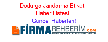 Dodurga+Jandarma+Etiketli+Haber+Listesi+ Güncel+Haberleri!