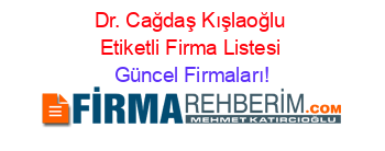 Dr.+Cağdaş+Kışlaoğlu+Etiketli+Firma+Listesi Güncel+Firmaları!