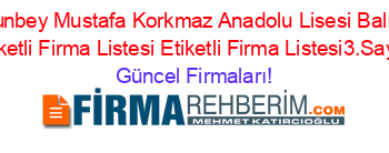 Dursunbey+Mustafa+Korkmaz+Anadolu+Lisesi+Balıkesir+Etiketli+Firma+Listesi+Etiketli+Firma+Listesi3.Sayfa Güncel+Firmaları!