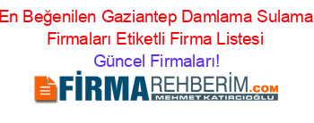 En+Beğenilen+Gaziantep+Damlama+Sulama+Firmaları+Etiketli+Firma+Listesi Güncel+Firmaları!