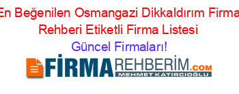 En+Beğenilen+Osmangazi+Dikkaldırım+Firma+Rehberi+Etiketli+Firma+Listesi Güncel+Firmaları!