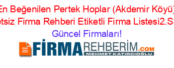 En+Beğenilen+Pertek+Hoplar+(Akdemir+Köyü)+Ucretsiz+Firma+Rehberi+Etiketli+Firma+Listesi2.Sayfa Güncel+Firmaları!