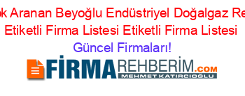 En+Çok+Aranan+Beyoğlu+Endüstriyel+Doğalgaz+Rehberi+Etiketli+Firma+Listesi+Etiketli+Firma+Listesi Güncel+Firmaları!