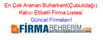 En+Çok+Aranan+Buharkent(Çubukdağı)+Kalıcı+Etiketli+Firma+Listesi Güncel+Firmaları!