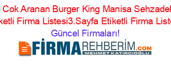 En+Cok+Aranan+Burger+King+Manisa+Sehzadeler+Etiketli+Firma+Listesi3.Sayfa+Etiketli+Firma+Listesi Güncel+Firmaları!