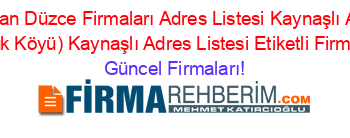 En+Çok+Aranan+Düzce+Firmaları+Adres+Listesi+Kaynaşlı+Adres+Listesi+Merkez+(Camoluk+Köyü)+Kaynaşlı+Adres+Listesi+Etiketli+Firma+Listesi3.Sayfa Güncel+Firmaları!