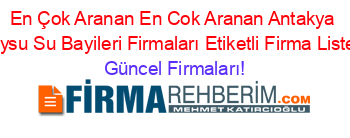 En+Çok+Aranan+En+Cok+Aranan+Antakya+Ceysu+Su+Bayileri+Firmaları+Etiketli+Firma+Listesi Güncel+Firmaları!