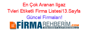 En+Çok+Aranan+Ilgaz+Tvleri+Etiketli+Firma+Listesi13.Sayfa Güncel+Firmaları!