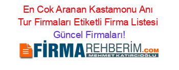 En+Cok+Aranan+Kastamonu+Anı+Tur+Firmaları+Etiketli+Firma+Listesi Güncel+Firmaları!