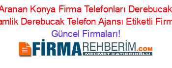 En+Çok+Aranan+Konya+Firma+Telefonları+Derebucak+Telefon+Ajansı+Camlik+Derebucak+Telefon+Ajansı+Etiketli+Firma+Listesi Güncel+Firmaları!