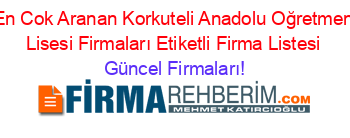 En+Cok+Aranan+Korkuteli+Anadolu+Oğretmen+Lisesi+Firmaları+Etiketli+Firma+Listesi Güncel+Firmaları!