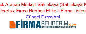 En+Çok+Aranan+Merkez+Sahinkaya+(Sahinkaya+Köyü)+Ucretsiz+Firma+Rehberi+Etiketli+Firma+Listesi Güncel+Firmaları!