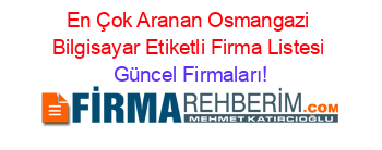 En+Çok+Aranan+Osmangazi+Bilgisayar+Etiketli+Firma+Listesi Güncel+Firmaları!