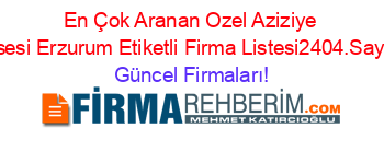 En+Çok+Aranan+Ozel+Aziziye+Lisesi+Erzurum+Etiketli+Firma+Listesi2404.Sayfa Güncel+Firmaları!