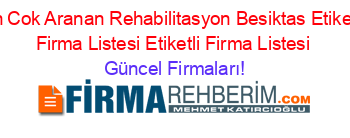 En+Cok+Aranan+Rehabilitasyon+Besiktas+Etiketli+Firma+Listesi+Etiketli+Firma+Listesi Güncel+Firmaları!