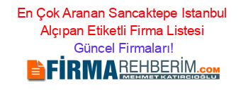 En+Çok+Aranan+Sancaktepe+Istanbul+Alçıpan+Etiketli+Firma+Listesi Güncel+Firmaları!