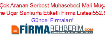 En+Çok+Aranan+Serbest+Muhasebeci+Mali+Müşavir+Fehime+Uçar+Sanlıurfa+Etiketli+Firma+Listesi552.Sayfa Güncel+Firmaları!