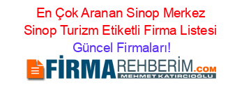 En+Çok+Aranan+Sinop+Merkez+Sinop+Turizm+Etiketli+Firma+Listesi Güncel+Firmaları!