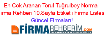 En+Cok+Aranan+Torul+Tuğrulbey+Normal+Firma+Rehberi+10.Sayfa+Etiketli+Firma+Listesi Güncel+Firmaları!