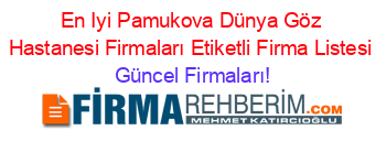 En+Iyi+Pamukova+Dünya+Göz+Hastanesi+Firmaları+Etiketli+Firma+Listesi Güncel+Firmaları!