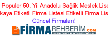 En+Popüler+50.+Yil+Anadolu+Sağlik+Meslek+Lisesi+Cankaya+Etiketli+Firma+Listesi+Etiketli+Firma+Listesi Güncel+Firmaları!