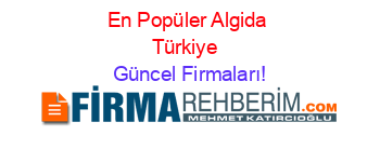 En+Popüler+Algida+Türkiye+ Güncel+Firmaları!