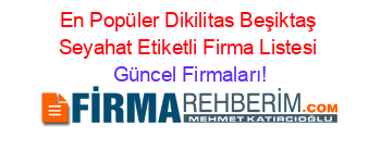 En+Popüler+Dikilitas+Beşiktaş+Seyahat+Etiketli+Firma+Listesi Güncel+Firmaları!