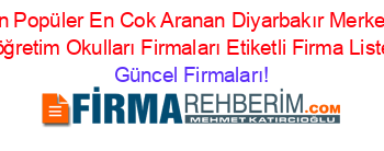 En+Popüler+En+Cok+Aranan+Diyarbakır+Merkez+Ilköğretim+Okulları+Firmaları+Etiketli+Firma+Listesi Güncel+Firmaları!