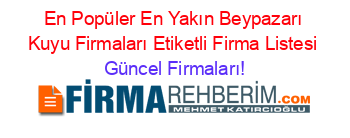 En+Popüler+En+Yakın+Beypazarı+Kuyu+Firmaları+Etiketli+Firma+Listesi Güncel+Firmaları!