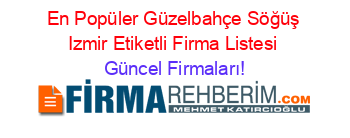 En+Popüler+Güzelbahçe+Söğüş+Izmir+Etiketli+Firma+Listesi Güncel+Firmaları!
