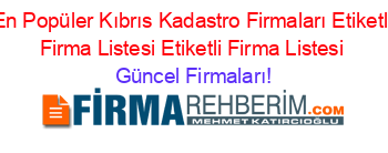 En+Popüler+Kıbrıs+Kadastro+Firmaları+Etiketli+Firma+Listesi+Etiketli+Firma+Listesi Güncel+Firmaları!